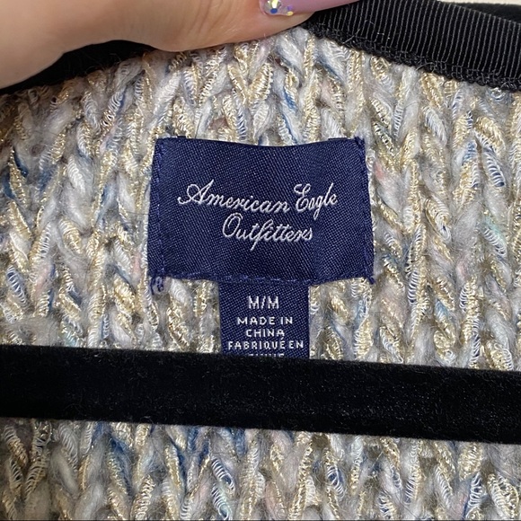 NWOT American Eagle Sweater Zip Jacket Size Medium - Picture 4 of 8